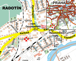 AUTOVIPER Radotín - Mapa